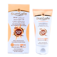 کرم ضد آفتاب SPF50 سان سیف 50 میلی لیتر مناسب پوست حساس