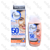 کرم ضد آفتاب رنگی بژ طبیعی پیکسل با SPF 50 - پوست خشک، نرمال و حساس