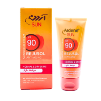 کرم ضد آفتاب spf90 پوست معمولی و خشک آردن 50 گرم - بژ روشن