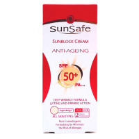 کرم ضد آفتاب +spf50 رنگی ضد چروک آنتی ایجینگ