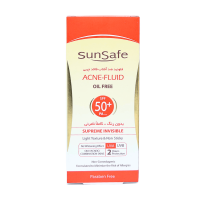 فلوئید ضد آفتاب فاقد چربی +spf50 سان سیف