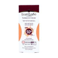 قیمت کرم ضد آفتاب spf50 روشن کننده سان سیف 50 گرم