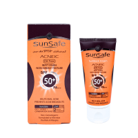 کرم ضد آفتاب spf50 فاقد چربی سان سیف 50 گرم