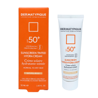 کرم ضد آفتاب رنگی پوست خشک SPF 50 بژ طبیعی درماتیپیک 50 میلی لیتر