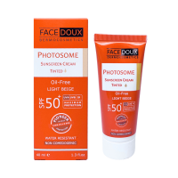 کرم ضد آفتاب رنگی +SPF50 بژ روشن فیس دوکس 40 میلی لیتر