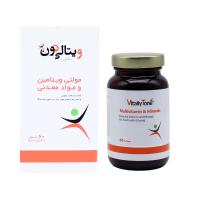 کپسول ژلاتینی نرم مولتی ویتامین و مواد معدنی ویتالی تون 60 عددی