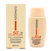 کرم ضد آفتاب رنگی پوست خشک و نرمال SPF50 ژیناژن 50 میلی لیتر