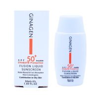 کرم ضد آفتاب بی رنگ +SPF50 پوست چرب و مختلط ژیناژن 50 میلی لیتر