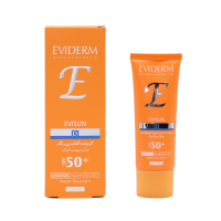 کرم ضد آفتاب بی رنگ پوست خشک SPF50 اویدرم 40 میلی لیتر